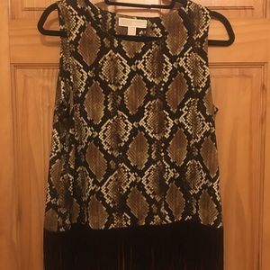 Michael Kors fringe tank